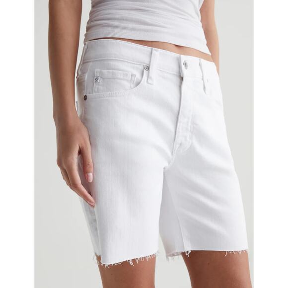 AG Ex-Boyfriend Short - White NWT SIZE 24 30 - Picture 3 of 6